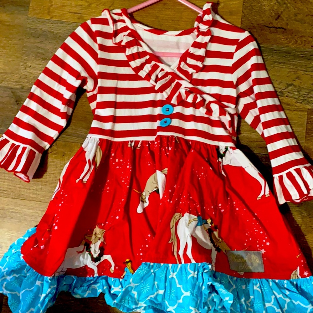 Eleanor Rose Christmas Dress Size 2